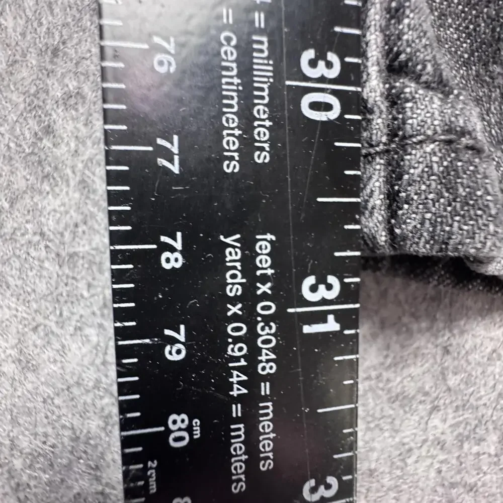 Levi's 514 Jeans Mens 31x31 Charcoal Gray Straight Leg Denim Casual Pants